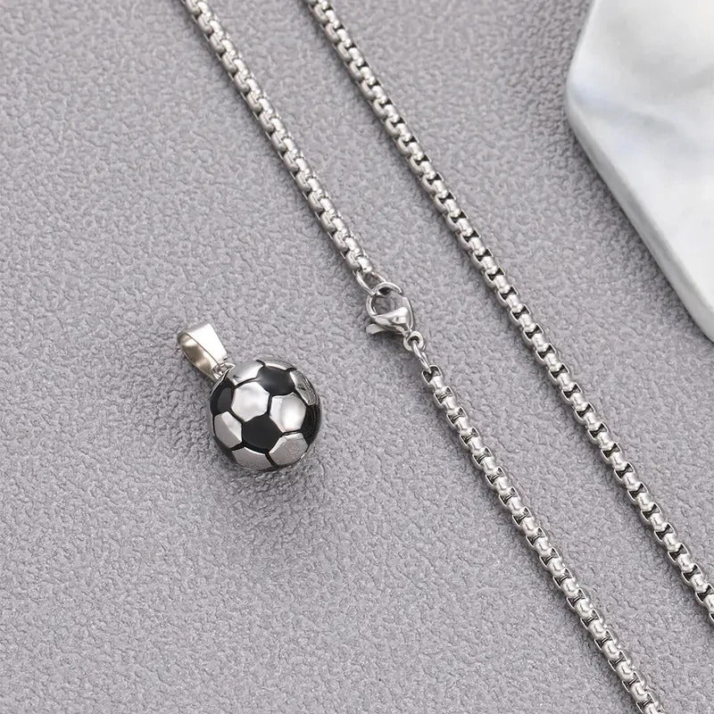 Collar Pelota y tarjeta dedicatoria - Confía en ti mismo - Mamá y Papá