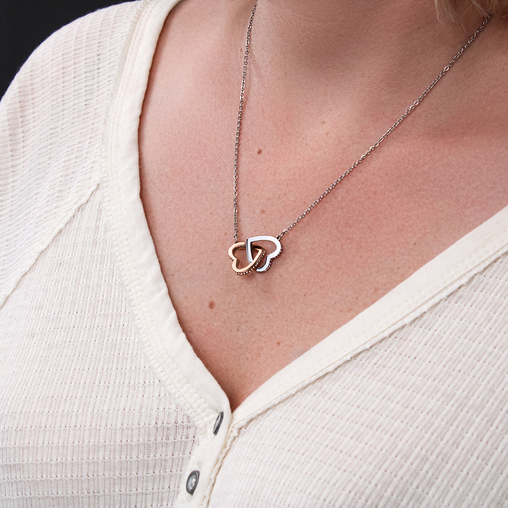 Collar con tarjeta dedicatoria "Siempre voy a estar aquí" - Leonesa