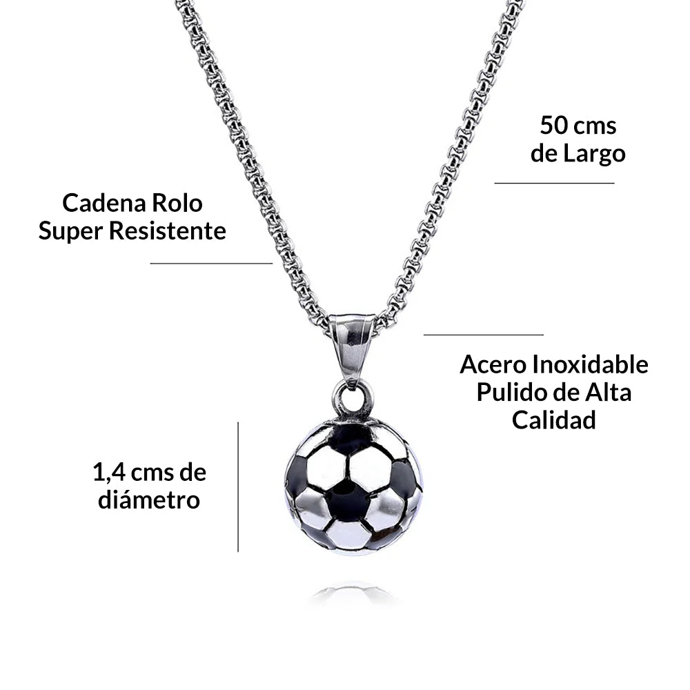 Collar Pelota y tarjeta dedicatoria - Confía en ti mismo - Papá