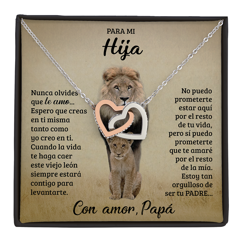 Collar con tarjeta dedicatoria - Orgulloso de ser tu padre