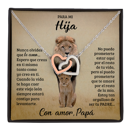 Collar con tarjeta dedicatoria - Orgulloso de ser tu padre